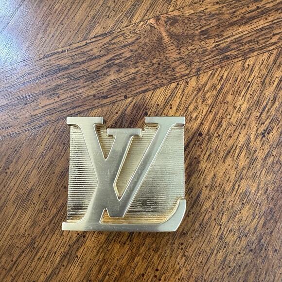 Louis Vuitton Gold Belt Buckle Only Unisex - Picture 1 of 9